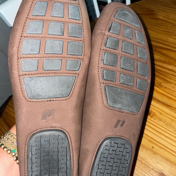Piloti Officina Brown Suede Casual Slip-on Shoes Loafers Mens Driving Sz 7 NWOB main image 5